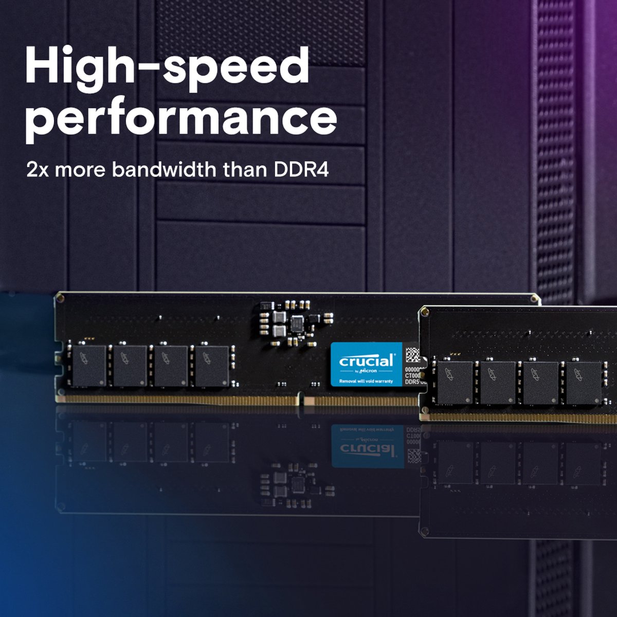 Cruciaal DDR5 RAM-geheugen - 64 GB - 5600 MT/s - CL46