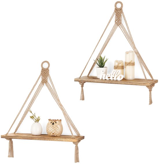 Natuurlijk Drijfhout Hangrek Met Macramé Wandbehang - Zwevende Plank Boho Decoratie Handgeweven Kwast Chic Wandrek Planken Voor Woonkamer Slaapkamer Badkamer Natuurlijk Drijfhout Hangrek Met Macramé Wandbehang - Zwevende Plank Boho Decoratie Handgeweven Kwast Chic Wandrek Planken Voor Woonkamer Slaapkamer Badkamer