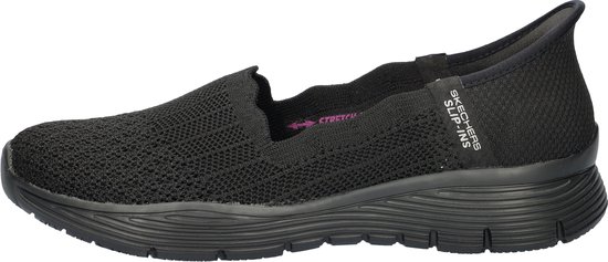 Skechers Slip-ins : Seager - Believe It, Femme, Zwart, Baskets pour femmes, Chaussures de sport, Pointure : 39