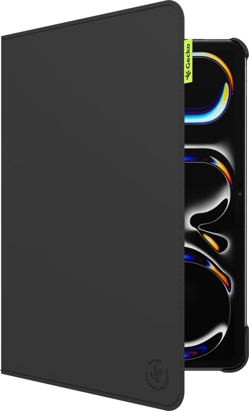 Étui Gecko Covers Cactus Cover pour iPad Pro 11 2024 (5e génération) - Fonction veille/réveil - Zwart
