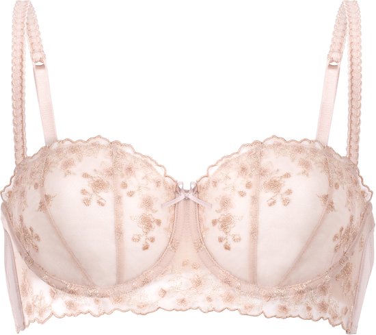 Hunkemöller Dames Lingerie Niet-voorgevormde beugel bh Chloe - Roze - maat D85