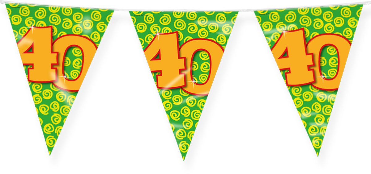 LUQ - Vlaggenlijn Happy Party 17 Jaar - Veelkleurig - 10 M Luxe Verjaardag Feest Versiering Slinger Direct Ophangen LUQ - Vlaggenlijn Happy Party 17 Jaar - Veelkleurig - 10 M Luxe Verjaardag Feest Versiering Slinger Direct Ophangen