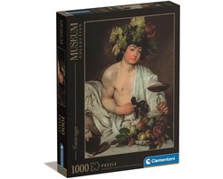 Clementoni - Puzzel - 1000 Stukjes - Caravaggio Bacchus - Puzzel Voor Volwassenen