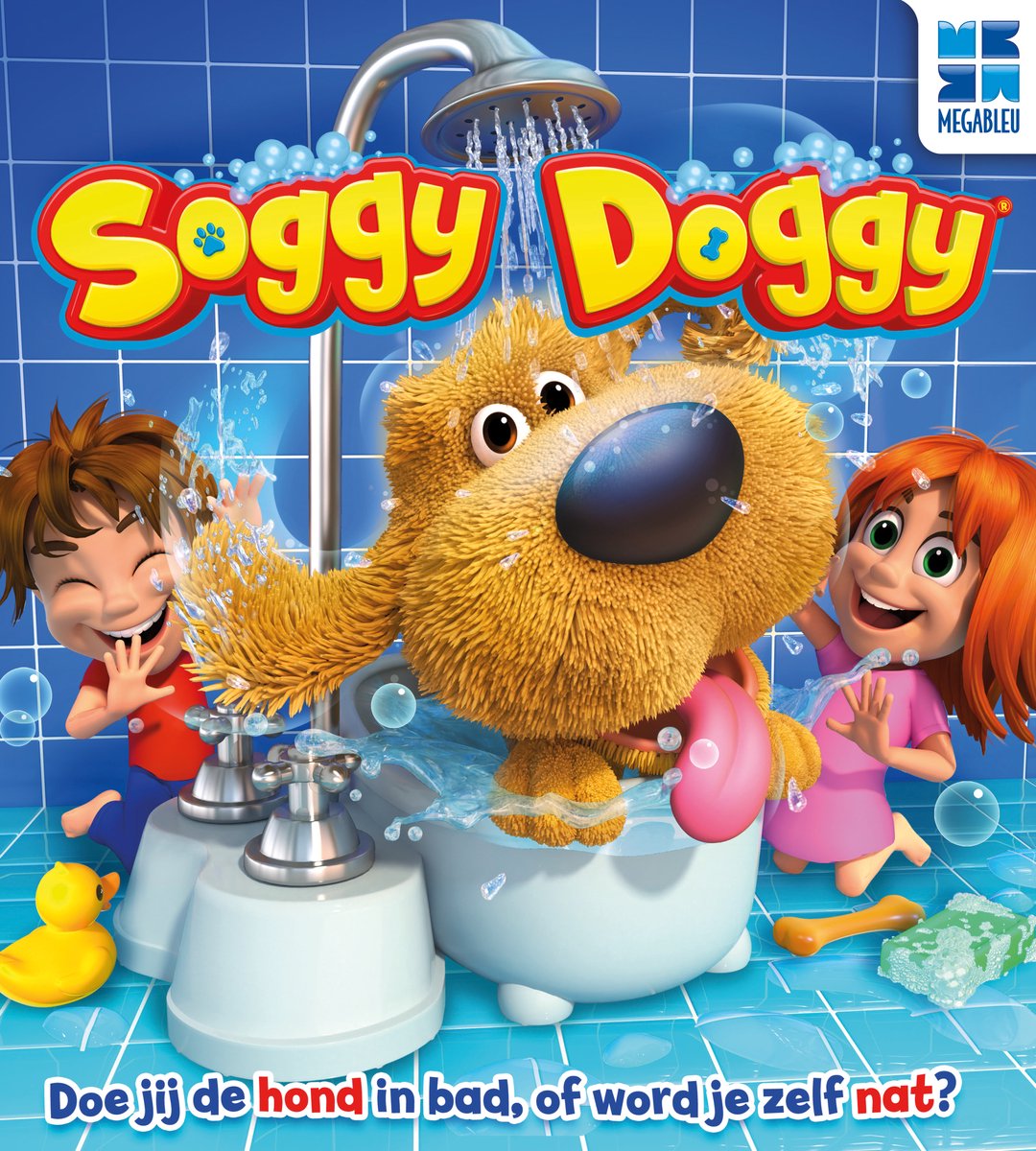 Megableu Soggy Doggy - Grappig Actiespel voor Kinderen - Kinderspel Vanaf 4 Jaar - 2 tot 4 Spelers - Dolle Waterpret — afbeelding 5