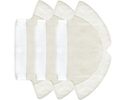 Geschikt voor Set van 3 wasbare dweilen voor de Tefal Rowenta X-plorer Serie 75 RG7687 stofzuiger-Stofzuigeraccessoires