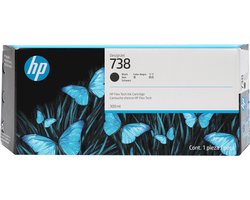 HP 738 300 ml zwarte inktcartridge voor DesignJet