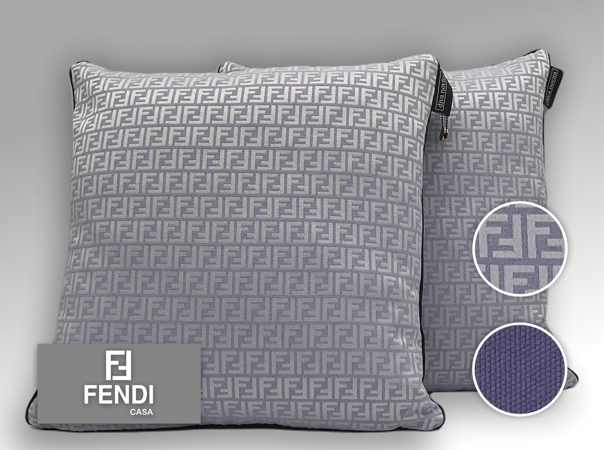 Fendi - Kwaliteits sierkussen gemaakt van originele Fendi Casa stof