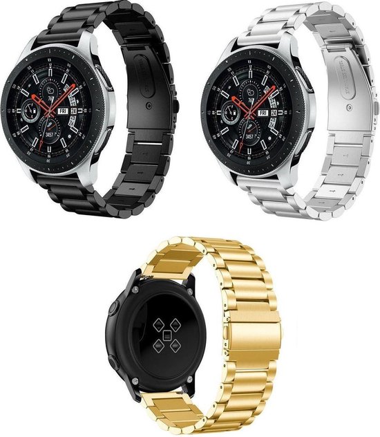 Smartwatch bandje 3 pack Geschikt voor Samsung Galaxy Watch 46mm