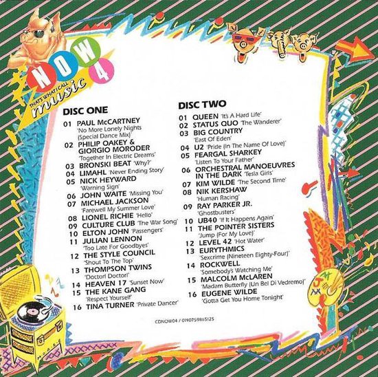 Now Thats What I Call Music 4, various artists | CD (album) | Muziek ...