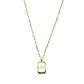 Little star tag ketting - Goud - 42 cm