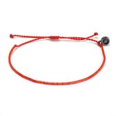 Chibuntu® - Rode Kralen Armband Heren - Kralen armbanden collectie - Mannen - Armband (sieraad) - One-size-fits-all