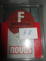 Novus Nietjes Gegalvaniseerd voor Tackers 8mm/NTF 960 stuks F-serie