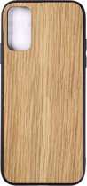 Houten Telefoonhoesje Samsung S20 - Bumper case - Eiken