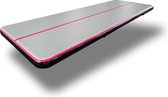 AirTrack Pro type 2022- Turnmat - Gymnastiek roze zwart| 6 x 2 x 0,20 meter | Sporten & Spelen | Buiten & Binnen | Waterproof | Met elektrische pomp