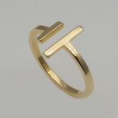 Cocora minimalistische staafjes ring goud - Dames