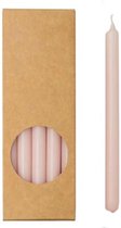 Rustik Lys - Lange, dunne potloodkaarsen 'Finn' (set van 20, 1.2 x 17.5cm) - Blossom