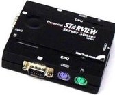 Startech - KVM switch - 2port keyboard/mouse/monitor sharing switch