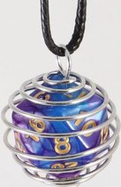 D&D Dungeons dragons ketting necklace blauw paars blue purple