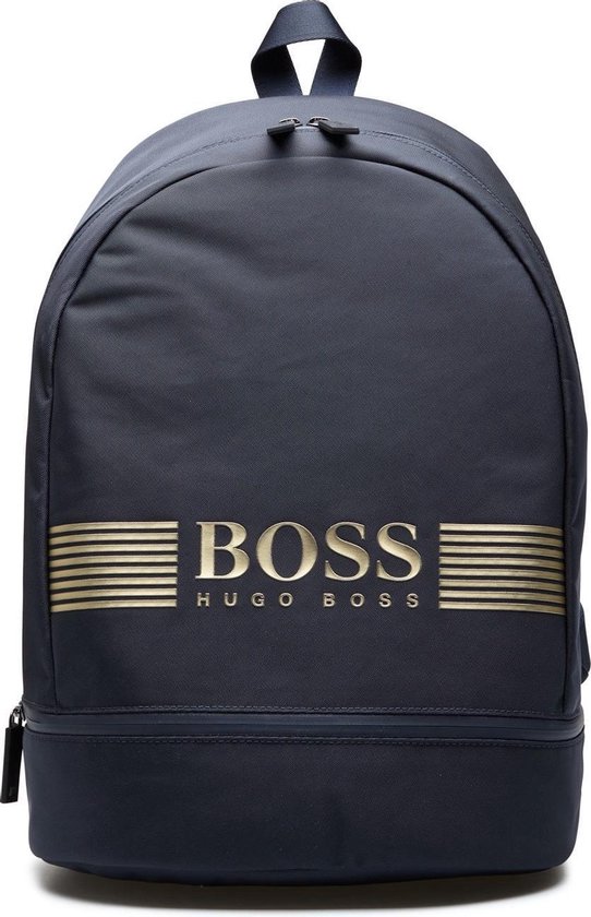 BOSS Pixel Navy Rugzak - blauw | bol.com