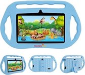 Kindertablet Vanaf 2 Jaar - 7 inch Kinder Tablet - 16GB Geheugen - Gratis Shockproof Beschermhoes Blauw - Camera - Parent Control Modus - Met Wifi en Bluetooth - Educatief