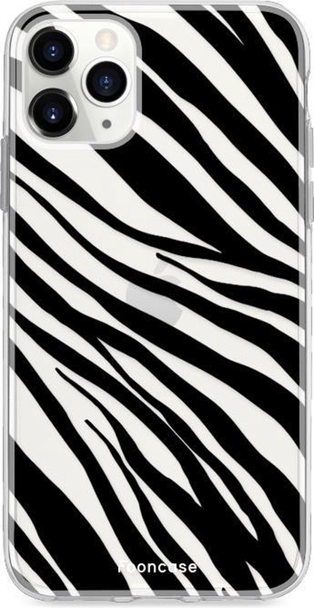 iPhone 12 Pro hoesje TPU Soft Case - Back Cover - Zebra print