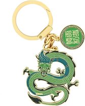 Sleutel Hanger Groene Draak Lunar Mansion Talisman "Green Dragon"