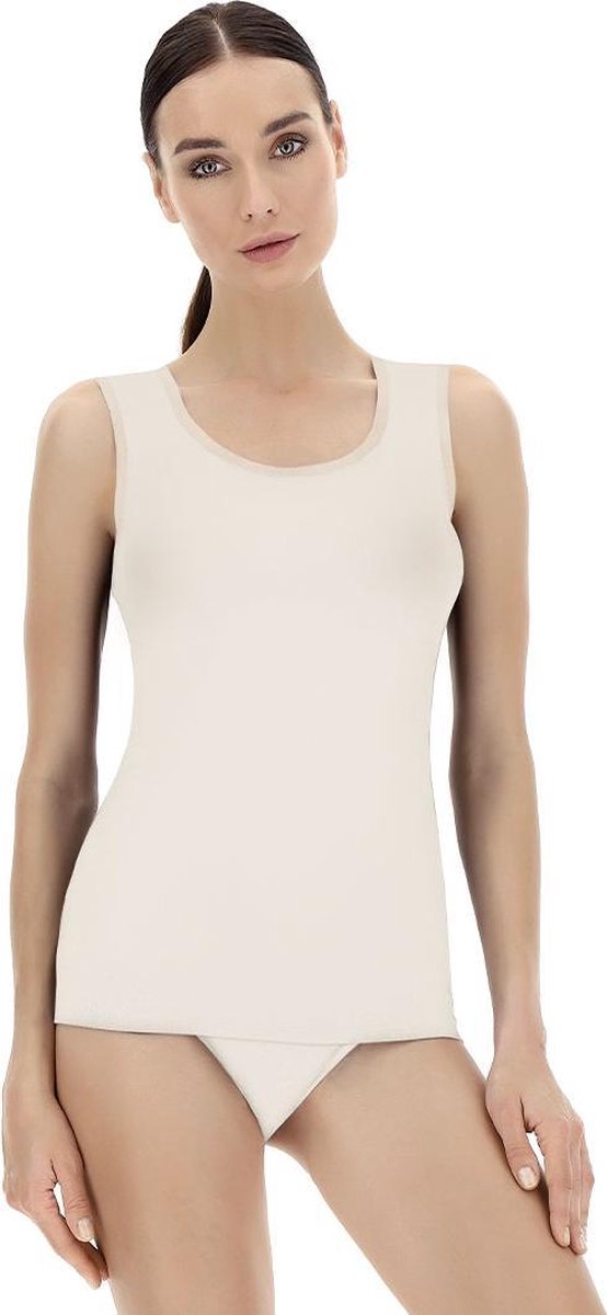 Oroblu Perfect Line Modal - Tank Top - Kleur Ivory/ Wit Crème
