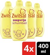 Zwitsal Baby Zeepvrij Badschuim - 4 x 400 ml - Voordeelverpakking