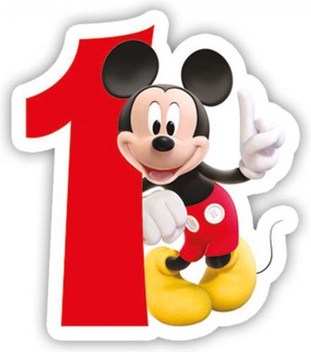 Bougie 1er anniversaire Disney Mickey Mouse | bol.com