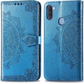 iMoshion Mandala Booktype Samsung Galaxy M11 / A11 hoesje - Turquoise