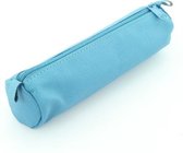 Juscha JU-43143 Pennenetui Alassio Echt Leer Turquoise 21x6cm