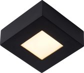 Lucide BRICE-LED - Plafonnière Badkamer - LED Dimb. - 1x8W 3000K - IP44 - Zwart