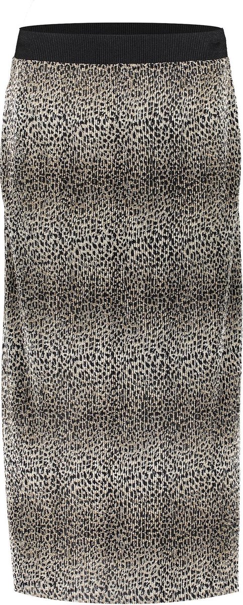 Skirt Plisse Leopard 06873 Sand Combi