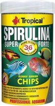 Tropical Super Spirulina Chips (36%) 250ml | Aquarium Visvoer