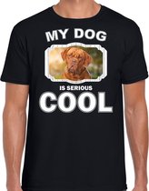 Franse Mastiff honden t-shirt my dog is serious cool zwart - heren - Franse Mastiff liefhebber cadeau shirt S