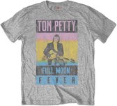 Tom Petty Heren Tshirt -2XL- Full Moon Fever Grijs