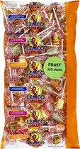 Lemco Vruchtenlollies - 150 stuks