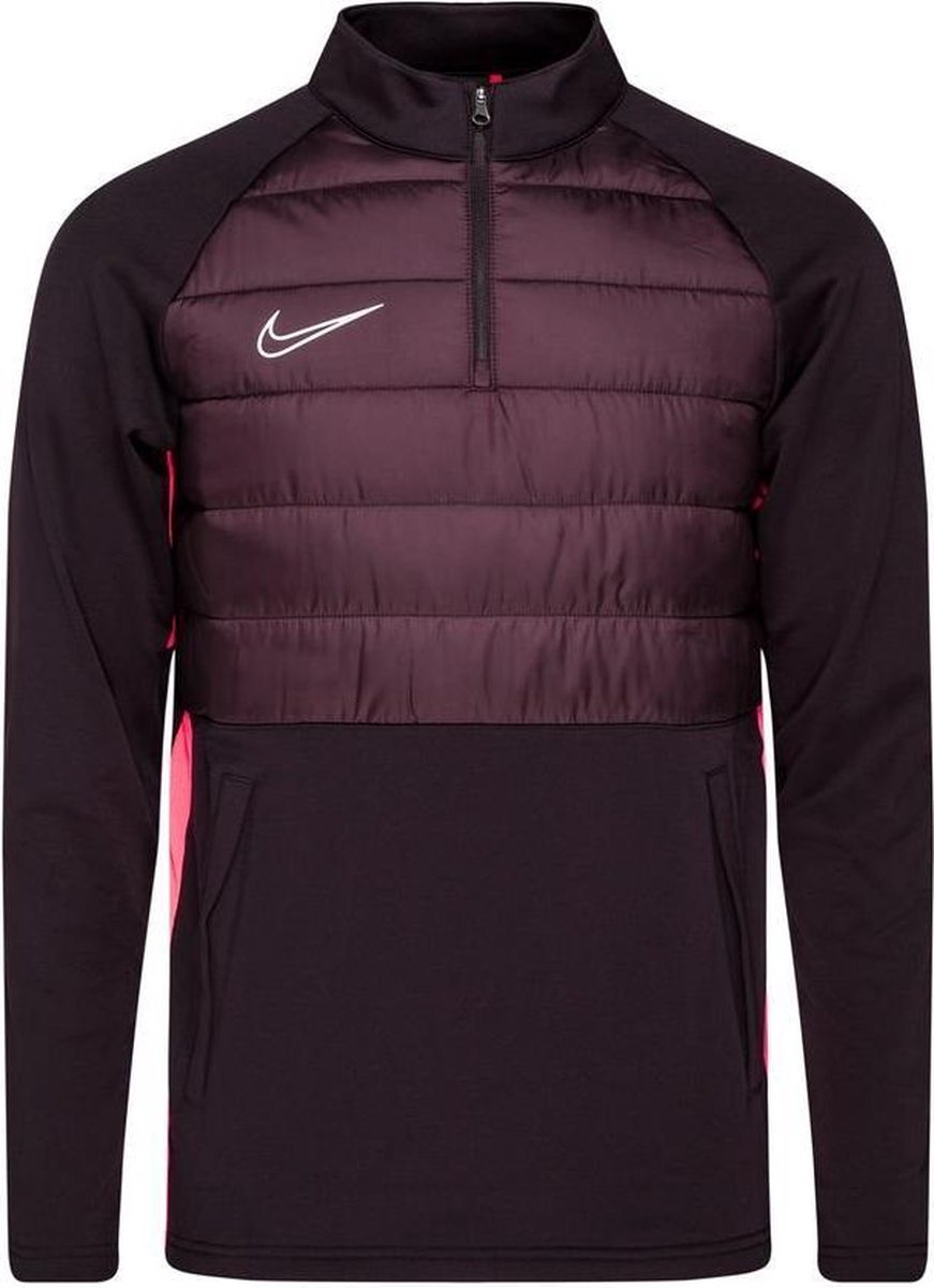 Nike Dry Academy Drill Top Burgundy Ash/Racer /Reflective Boys Large Kinderen 147-158cm Zilver