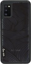 Casetastic Hardcover Samsung Galaxy A41 (2020) - Wavy Outlines Black