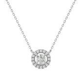 AËLRA 18K gouden dameshanger met 0,39 ct natuurlijke ronde diamant