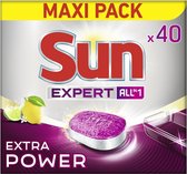 Tablettes pour lave-vaisselle tout-en-un Sun Expert Extra Power Lemon 40 comprimés