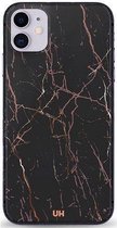 Telefoonhoesje - Back Cover - Geschikt Voor Apple IPhone 11 - Zwart En Roze