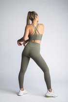 Aesthetic Wolf Flux Legging Dames - Sage Green - Maat XL