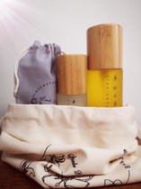 Geschenk en verwenset vrouw/man huidverzorging Lavendel Zeep Body Oil Pillow Mist ambachtelijk en natuurlijk Beemster Zeepfabriekje