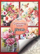 kleurboek bloemen met voorbeelden in kleur 40 blz