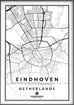 Citymap Eindhoven 50x70 stadsposter