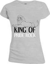 THE LION KING - KING OF PRIDE ROCK WOMEN T-SHIRT - GREY