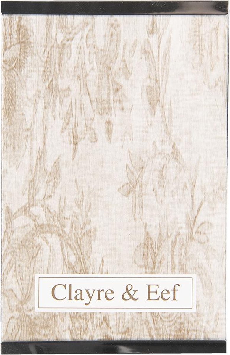 Clayre & Eef Fotolijst 16*1*21 cm / 15*20 cm Zilverkleurig Metaal, Glas Rechthoek Fotokader Wissellijst Foto Frame
