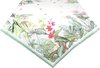 Clayre & Eef Tafelkleed 130x180 cm Wit Groen Katoen Rechthoek Jungle Botanics Tafellaken