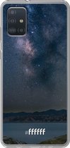 6F hoesje - geschikt voor Samsung Galaxy A52 - Transparant TPU Case - Landscape Milky Way #ffffff